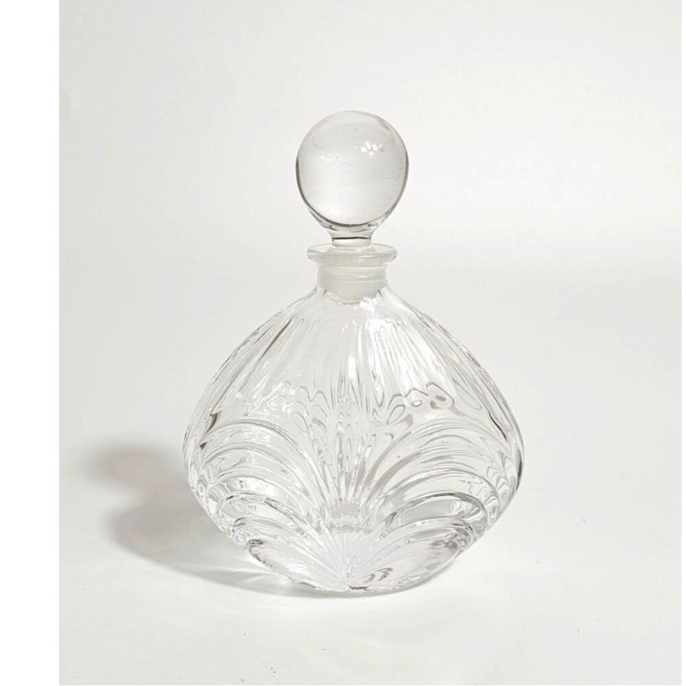 Vintage RCR ROYAL CRYSTAL ROCK Perfume Fragrance Bottle W/ Ball Stopper Italy